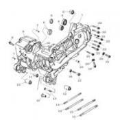 250cc CN 172MM Engine Parts Diagrams