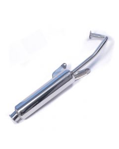 Performance Exhaust (50cc, Stainless Steel); GY50, QMB139
