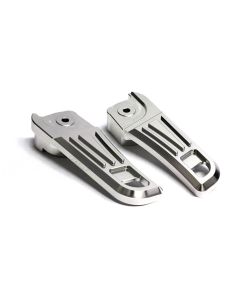 NCY Footrest Covers (Aluminum, Silver); Honda PCX