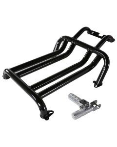 NCY Foot Rest (Gloss Black); Honda Ruckus
