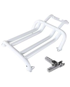 NCY Foot Rest (Gloss White); Honda Ruckus