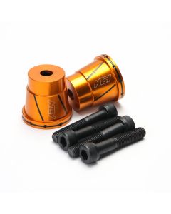 Alloy, Orange NCY Frame Sliders for Universal