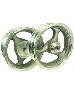 Universal Parts Universal Silver 13" Wheel Set 125-200cc GY6 Scooters