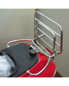 Cuppini Rear Rack (Chrome); Vespa LX