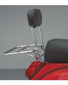 Cuppini Folding Rear Rack with Backrest - Vespa & Stella 2T